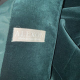 Pine green velvet 1980s Alexon blazer