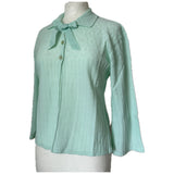 Unworn vintage St Michael mint green bed jacket cardigan