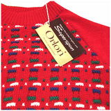 Soft red orlon vintage 1960s unworn babies jumper - Vintage Clothing, Vintage Stock, Vintage Dresses, Vintage Shoes UK